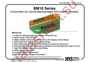 BM10NB(0.8)-34DS-0.4V(51) datasheet  